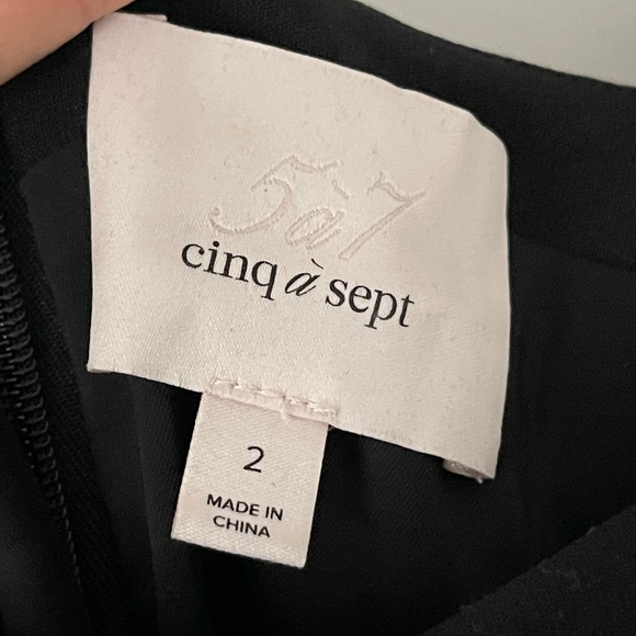 Cinq a Sept Square Neck Midi Dress - Picture 6 of 9